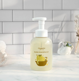 TẮM GỘI ORGABEBE BUBBLE WASH & SHAMPOO 500ML (chai)