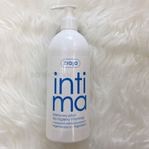 DUNG DỊCH VỆ SINH INTIMA ZIAJA BALAN BỔ SUNG AXIT LACTOBIONIC 500ML MÀU XANH ĐẬM (CHAI)