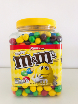 M&M KẸO SOCOLA PEANUT CHOCOLATE (HŨ)