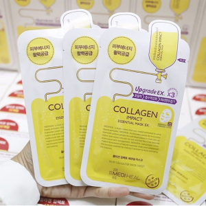 MẶT NẠ PHỤC HỒI DA, DƯỠNG DA TRẮNG SÁNG, CĂNG MỊN MEDIHEAL COLLAGEN IMPACT ESSENTIAL MASK EX 25ML