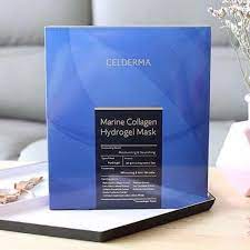 HỘP 3M MẶT NẠ THẠCH COLLAGEN TƯƠI MARINE COLLAGEN HYDROGEL MASK #XANH CHỐNG LÃO HÓA, GIẢM NẾP NHĂN