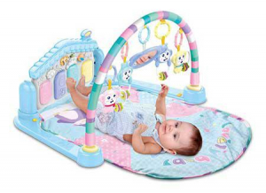 THẢM ĐÀN HUANGER 2 TRONG 1 -HE0634 HỒNG - XANH
