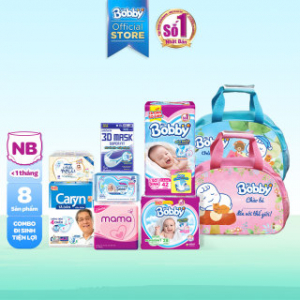 COMBO ĐI SINH BOBBY TÚI ĐỰNG TIỆN LỢI (Túi lớn)