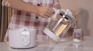 MÁY ĐUN NƯỚC VÀ HÂM NƯỚC PHA SỮA ĐIỆN TỬ QUICK 8 FATZBABY FB3525TN (CÁI)