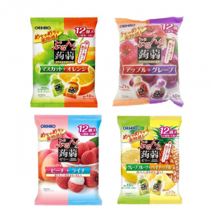 THẠCH TRÁI CÂY ORIHIRO MIX (đủ VỊ ) 240G. (GÓI)
