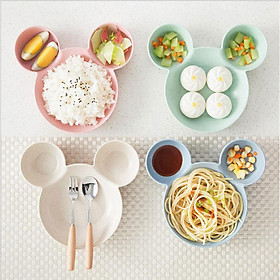 Khay Ăn Dặm Silicone Disney minie(hồng) (cái)