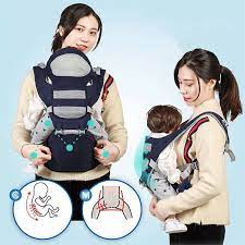 Địu ngồi đa năng chất liệu cao cấp siêu thoáng - địu em bé sơ sinh - địu nhiều tư thế