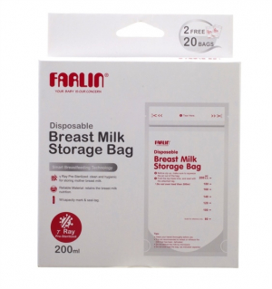 BỘ TÚI VÔ TRÙNG TRỮ SỮA FARLIN 200ML (Hộp)