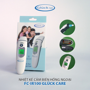 NHIỆT KẾ HỒNG NGOẠI GLUCK CARE ĐO TRÁN - TAI - ĐỒ VẬT (HỘP)