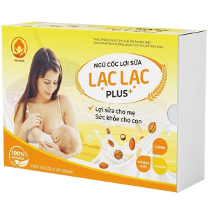 Ngũ cốc lợi sữa Lạc Lạc hộp 30 gói (HỘP)