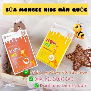 Sữa nước Monbee 140ml (Hộp) - Vị Chuối - Vị Sôcôla