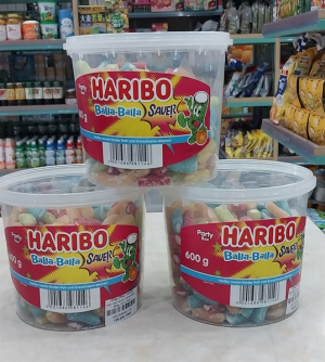 Kẹo dẻo Haribo Balla Balla 600g Đức (Hộp)