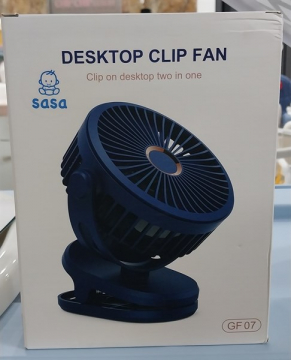 Quạt sạc kẹp xe đẩy Sasa GF-07 10000mAh xoay 360 độ tích điện pin lâu