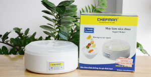 MÁY LÀM SỮA CHUA CHEFMAN 8 CỐC THỦY TINH CM-302T