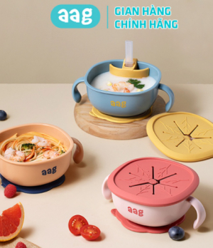 BÁT ĂN DẶM 3 IN 1 CÓ TAY CẦM AAG AG2103005 XANH