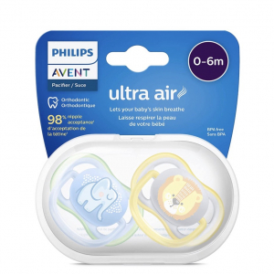 SÉT 2 TY NGẬM CỰC MỀM PHILIPS AVENT DÀNH CHO BÉ 0-6M (sét 2 cái)