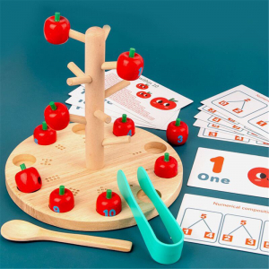 Bộ học toán cây táo theo PP MONTESSORI (Sét)