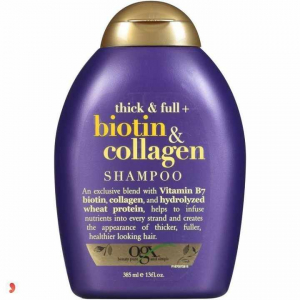 DẦU GỘI XẢ CHỐNG RỤNG TÓC OGX THICK- FULL BIOTIN COLLAGEN GIÚP TÓC ĐEN MƯỢT, CHẮC KHỎE
