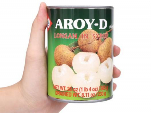 Trái Nhãn Đóng Hộp 565g Thái Lan (hộp)