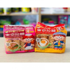 Mì tôm Nhật Bản Tokyo Noodle vị thịt heo và tôm 4906871020153 (GÓI)