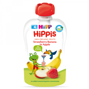 Trái cây xay nhuyễn HiPP Apple-Pear-Banana từ 4 tháng 100 g (Tuýp)