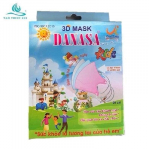KHAU TRANG EM BE 3D MASK DANASASA KIDS GÓI 10 CÁI (Hộp)