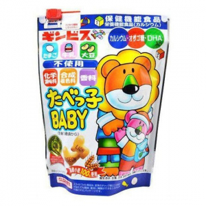 Bánh quy ăn dặm hình thú DHA Ginbis 63g