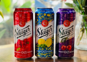 BIA STEIGER DARK RADLER 0% TIỆP LON 500ML (lon)