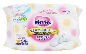 Giấy ướt Merries Nhật gói 54 tờ