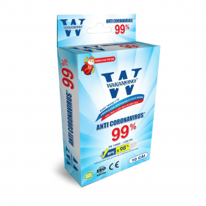 KHẨU TRANG Y TẾ THƯƠNG HIỆU WAKAMONO KIDS ANTI CORONAVIRUS 99% 10 CÁI / HỘP