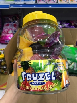 RAU CÂU USA : FRUZEL NATURAL AL FRUIT JELLY (Cái)