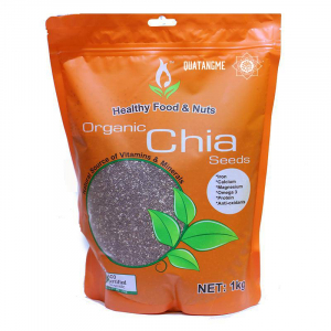 HẠT CHIA HEALTHY NUTS & SEEDS ORGANIC CHIA SEEDS 1KG ÚC (GÓI)
