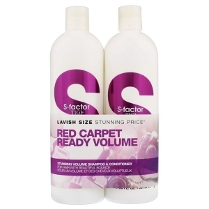 BỘ DẦU GỘI + XẢ TIGI S.FACTOR STUNNING VOLUME SHAMPOO 750+750ML FOR FINE HAIR TẠO PHỒNG TÓC (CÁI)