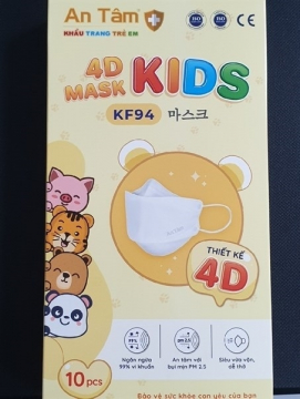 KHAU TRANG Y TE CHUYEN DUNG AN TÂM kf94 TRẺ EM (HỘP)